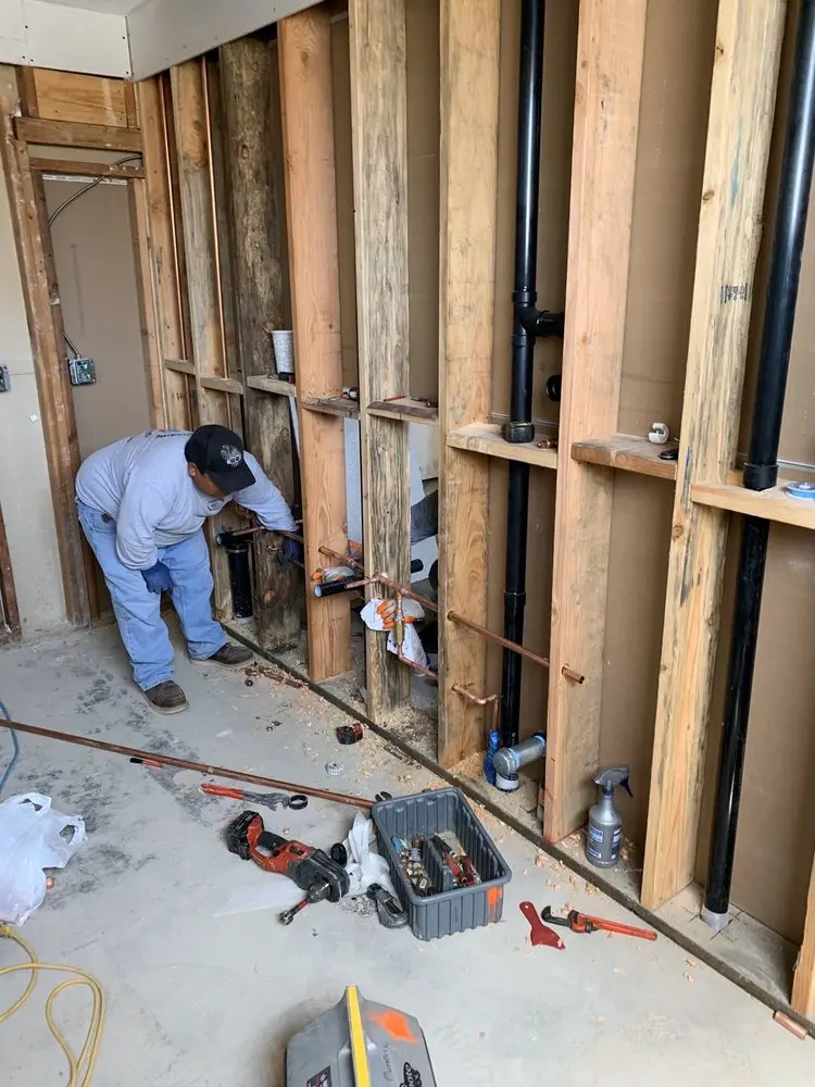 Commercial rough-in plumbing for Gas Line Repair in Charleswood